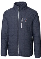 Cutter and Buck Texas Rangers Mens Grey Americana Rainier PrimaLoft Filled Jacket