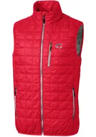 Cutter and Buck Cincinnati Reds Mens Red Americana Rainier PrimaLoft Sleeveless Jacket