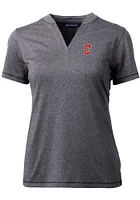 Cutter and Buck Cleveland Guardians Womens C Logo Forge Short Sleeve T-Shirt