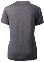Cutter and Buck Detroit Tigers Womens Charcoal Forge Blade Short Sleeve T-Shirt