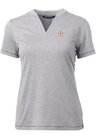 Cutter and Buck Houston Astros Womens Forge Blade Short Sleeve T-Shirt