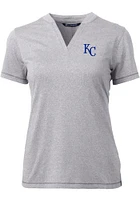 Cutter and Buck Kansas City Royals Womens Forge Blade Short Sleeve T-Shirt