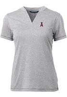 Cutter and Buck Los Angeles Angels Womens Forge Blade Short Sleeve T-Shirt