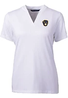 Cutter and Buck Milwaukee Brewers Womens Forge Blade Short Sleeve T-Shirt