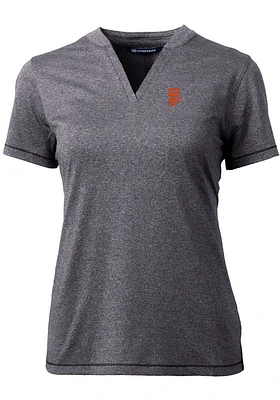 Cutter and Buck San Francisco Giants Womens Charcoal Forge Blade Short Sleeve T-Shirt