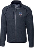 Cutter and Buck New York Mets Mens Navy Blue Mainsail Medium Weight Jacket
