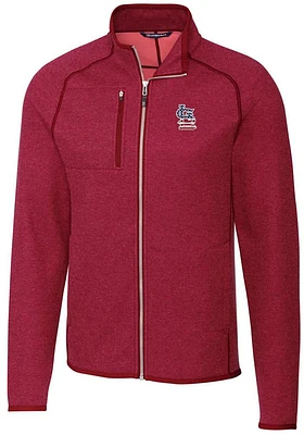 Cutter and Buck St Louis Cardinals Mens Cardinal Americana Mainsail Medium Weight Jacket
