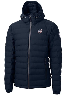 Cutter and Buck Washington Nationals Mens Navy Blue Americana Mission Ridge Repreve Filled Jacke..