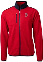 Cutter and Buck Boston Red Sox Mens Cascade Eco Sherpa Light Weight Jacket