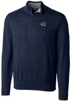 Cutter and Buck Cincinnati Reds Mens Navy Blue Lakemont Long Sleeve 1/4 Zip Pullover