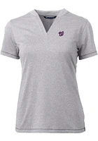 Cutter and Buck Washington Nationals Womens Forge Blade Short Sleeve T-Shirt