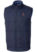 Cutter and Buck Auburn Tigers Mens Navy Blue Stealth Hybrid Quilted Vest Big Tall