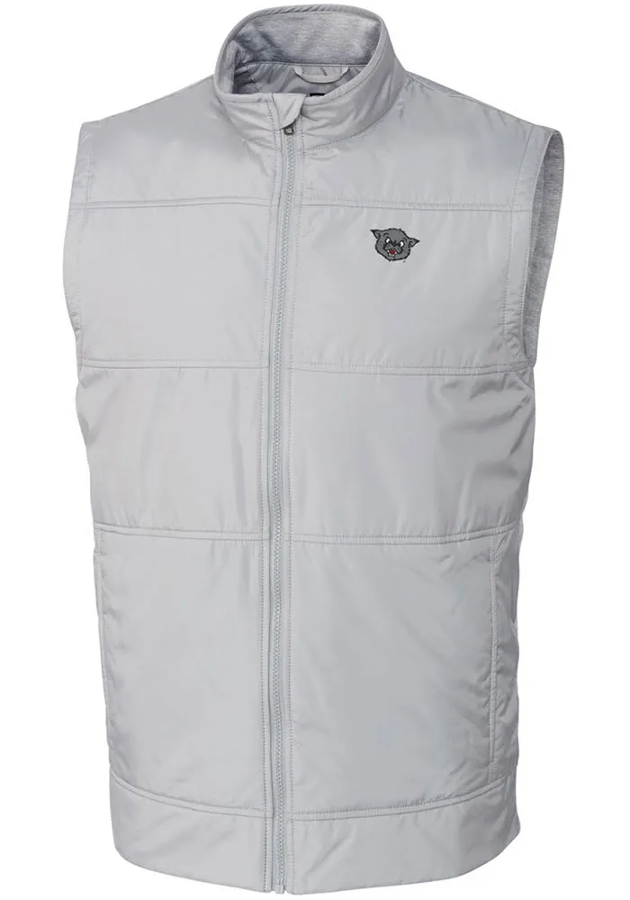 Cutter and Buck Cincinnati Bearcats Big Tall Grey Stealth Hybrid Quilted Vest Mens