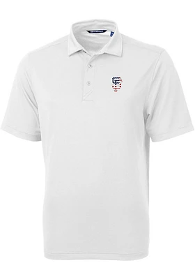 Cutter and Buck San Francisco Giants White Stars Stripes Virtue Eco Pique Big Tall Polo