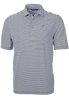 Cutter and Buck Atlanta Braves Navy Blue Stars Stripes Virtue Eco Pique Stripe Big Tall ..