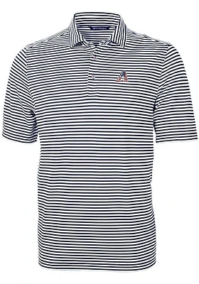 Cutter and Buck Arizona Diamondbacks Navy Blue Virtue Eco Pique Stripe Big Tall Polo
