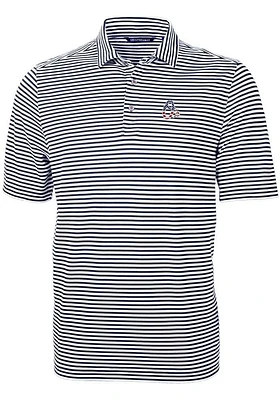 Cutter and Buck Baltimore Orioles Navy Blue Virtue Eco Pique Stripe Big Tall Polo