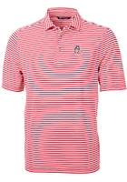 Cutter and Buck Baltimore Orioles Red Virtue Eco Pique Stripe Big Tall Polo