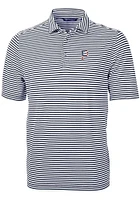 Cutter and Buck Pittsburgh Pirates Navy Blue Virtue Eco Pique Stripe Big Tall Polo