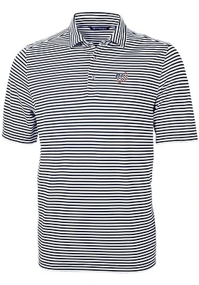 Cutter and Buck Washington Nationals Navy Blue Stars Stripes Virtue Eco Pique Stripe Big and..