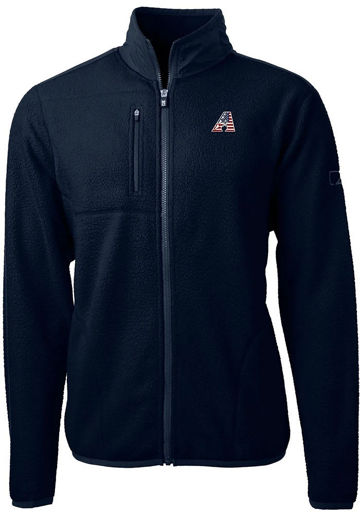 Cutter and Buck Arizona Diamondbacks Mens Navy Blue Americana Cascade Sherpa Big Tall Light ..