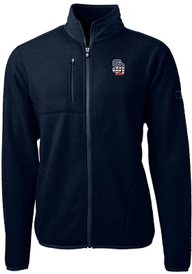 Cutter and Buck San Diego Padres Mens Navy Blue Americana Cascade Sherpa Big Tall Light Weig..