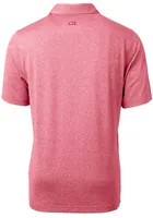 Cutter and Buck Cincinnati Reds Mens Forge Heathered Short Sleeve Polo