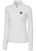 Cutter and Buck Chicago Cubs Womens Americana Traverse Qtr Zip
