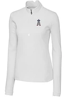 Cutter and Buck Los Angeles Angels Womens Americana Traverse Qtr Zip