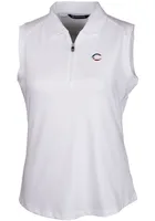 Cutter and Buck Cincinnati Reds Womens Forge Polo Shirt