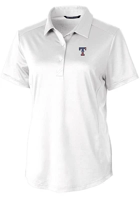Cutter and Buck Texas Rangers Womens Americana Prospect Short Sleeve Polo Shirt