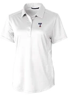 Cutter and Buck Texas Rangers Womens Americana Prospect Short Sleeve Polo Shirt
