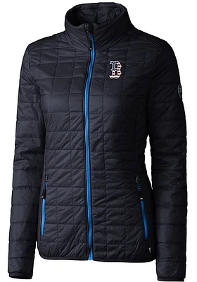 Cutter and Buck Boston Red Sox Womens Navy Blue Americana Rainier PrimaLoft Filled Jacket