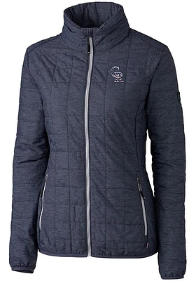 Cutter and Buck Colorado Rockies Womens Grey Americana Rainier PrimaLoft Filled Jacket