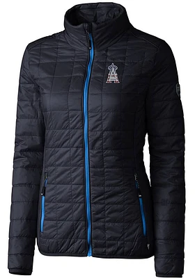 Cutter and Buck Los Angeles Angels Womens Navy Blue Americana Rainier PrimaLoft Filled Jacket