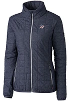 Cutter and Buck Oakland Athletics Womens Grey Americana Rainier PrimaLoft Filled Jacket