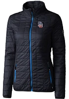 Cutter and Buck San Diego Padres Womens Navy Blue Americana Rainier PrimaLoft Filled Jacket