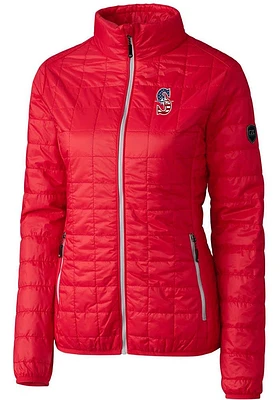 Cutter and Buck Seattle Mariners Womens Rainier PrimaLoft Puffer Filled Jacket