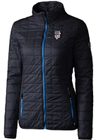 Cutter and Buck San Francisco Giants Womens Navy Blue Americana Rainier PrimaLoft Filled Jacket