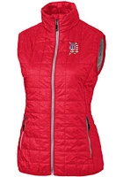Cutter and Buck Detroit Tigers Womens Rainier PrimaLoft Puffer Vest