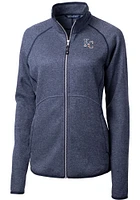 Cutter and Buck Kansas City Royals Womens Navy Blue Mainsail Light Weight Jacket