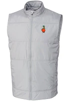 Cutter and Buck UCF Knights Mens Grey Stealth Hybrid Quilted Vest Big Tall