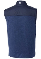 Cutter and Buck Villanova Wildcats Mens Navy Blue Stealth Hybrid Quilted Vest Big Tall