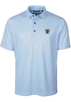 Cutter and Buck Kentucky Wildcats Mens Blue Pike Double Dot Short Sleeve Polo