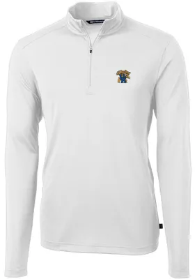 Cutter and Buck Kentucky Wildcats Mens Virtue Long Sleeve Qtr Zip Pullover