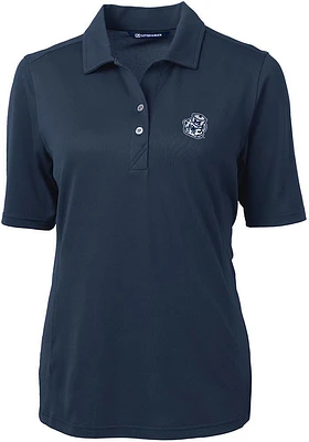 Cutter and Buck Michigan Wolverines Womens Virtue Short Sleeve Polo Shirt