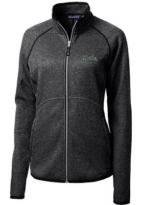 Cutter and Buck Michigan State Spartans Womens Charcoal Mainsail Jacket Medium Weight