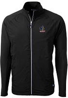 Cutter and Buck Delaware Fightin' Blue Hens Mens Black Adapt Eco Knit Big Tall Light Weight ..