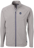 Cutter and Buck Georgetown Hoyas Mens Grey Adapt Eco Knit Big Tall Light Weight Jacket
