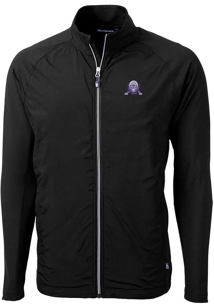 Cutter and Buck Northwestern Wildcats Mens Adapt Eco Knit Big Tall Light Weight Jacket